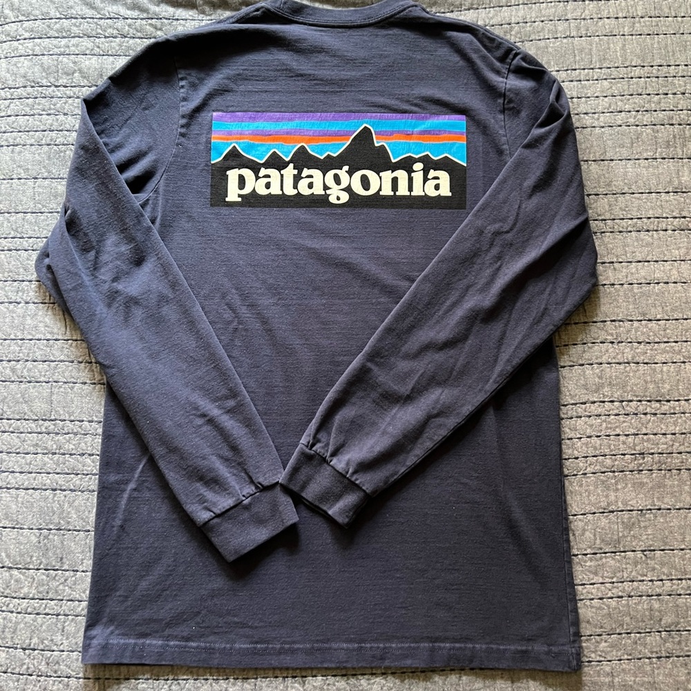mens Patagonia long sleeve shirt